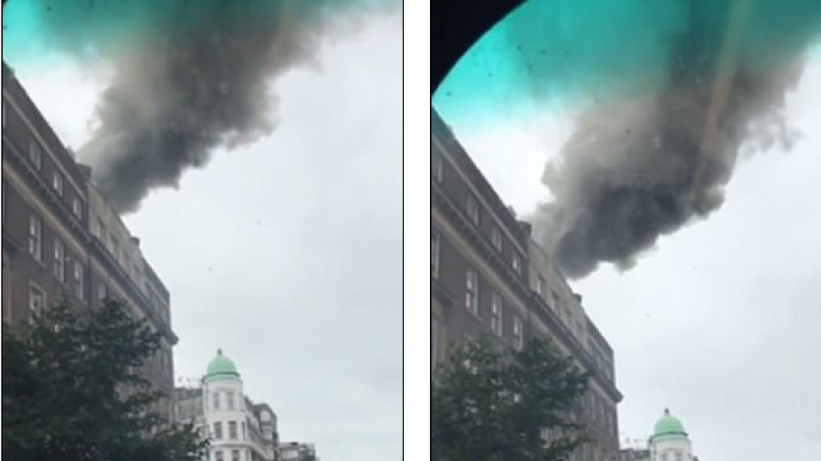 Μαύροι καπνοί στο Λονδίνο - Φωτιά σε μεγάλο συγκρότημα 